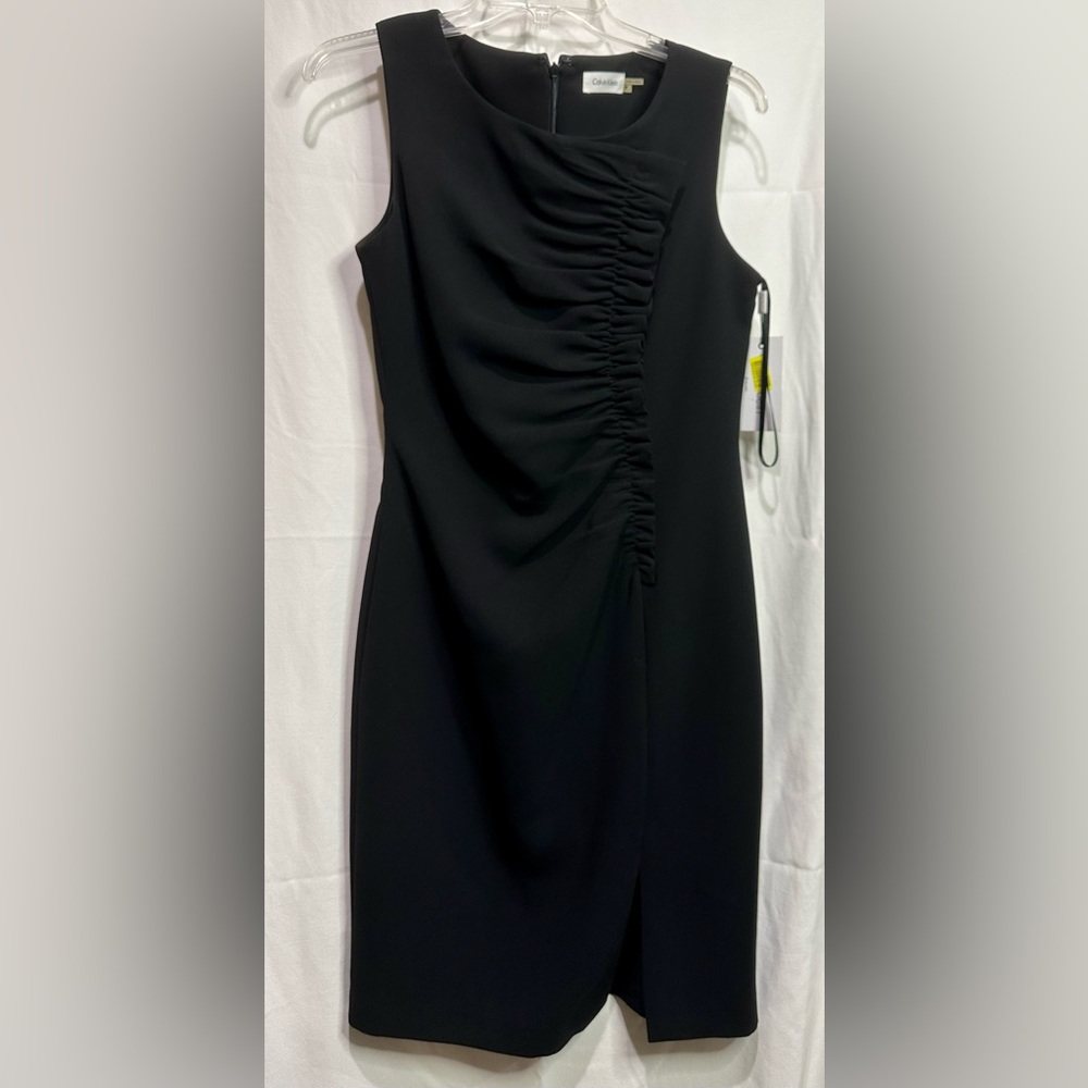 Calvin Kline Mid Length Dress- Size 8- NEW- Non Smoking Home- Black